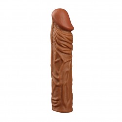 Prelungitor Penis Realist + 3 cm, Realistic Material, Maro, 18.5 cm, Guilty Toys