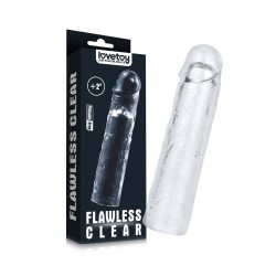 Prelungitor Penis Flawless Clear TPE +5 cm