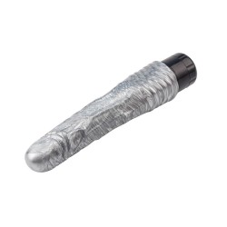 Vibrator Realist Multispeed PVC Silver 22 cm