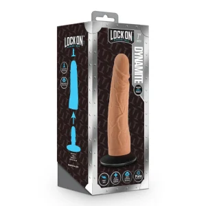 Dildo realist Blush Dynamite cu sistem Lock-On, 18 cm