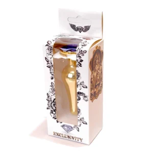 Ambalaj față pentru dop anal metalic Boss Series Jewellery Gold