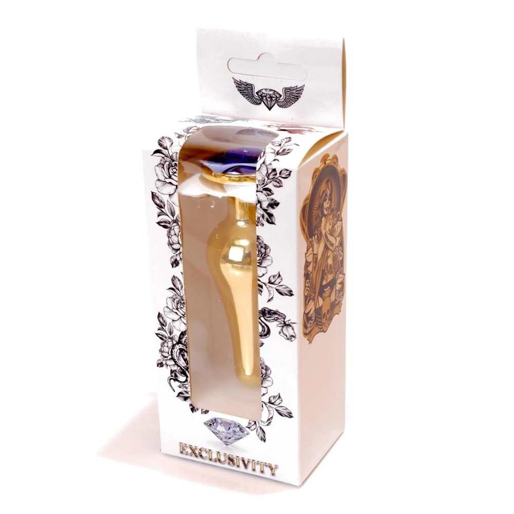Ambalaj față pentru dop anal metalic Boss Series Jewellery Gold