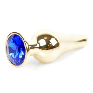 Dop anal metalic Boss Series Jewellery Gold, vedere laterală