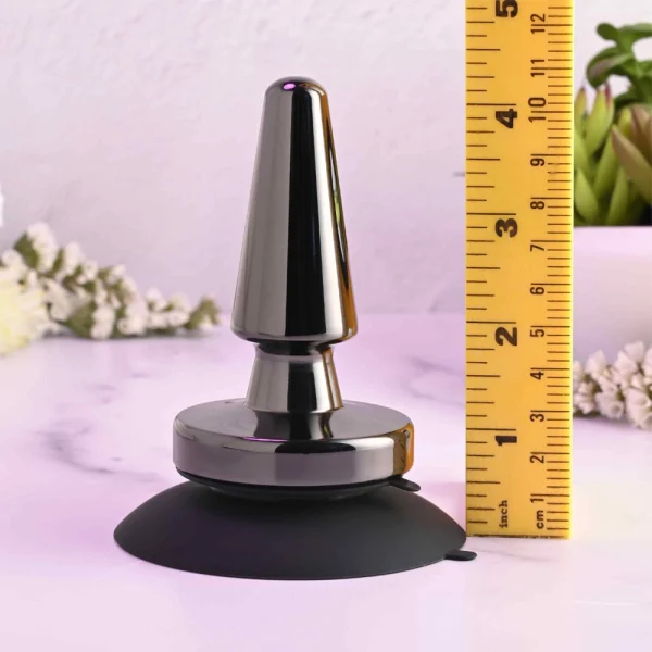 Dop anal metalic Evolved Beginner Metal Plug, dimensiune produs
