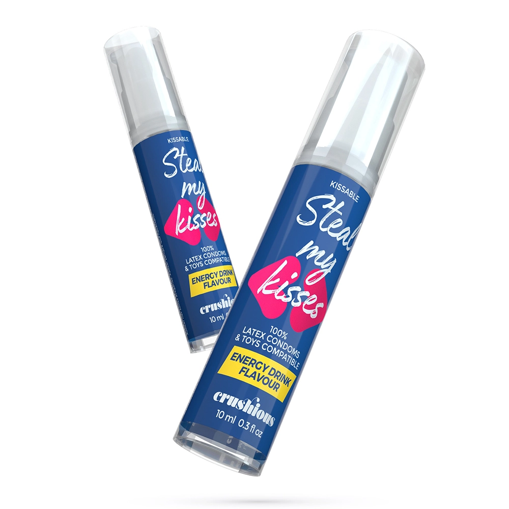 Două flacoane Crushious Steal My Kisses Energy Drink
