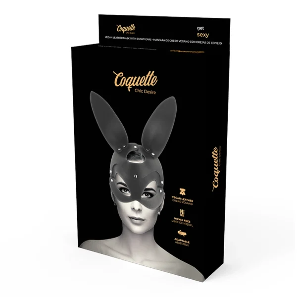 Ambalaj frontal Coquette Chic Desire mască cu urechi de iepuraș