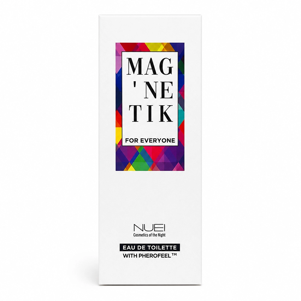 Ambalaj parfum cu feromoni unisex NUEI MAG'NETIK For Everyone