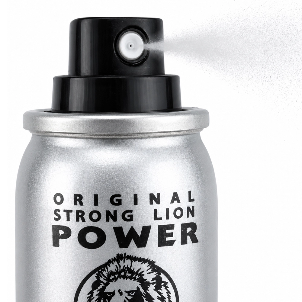 Detaliu pulverizare Strong Lion Power 28000 spray întârziere ejaculare